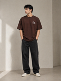 I GOT LUCKY OVERSIZED COFFEE  T-SHIRT 1401