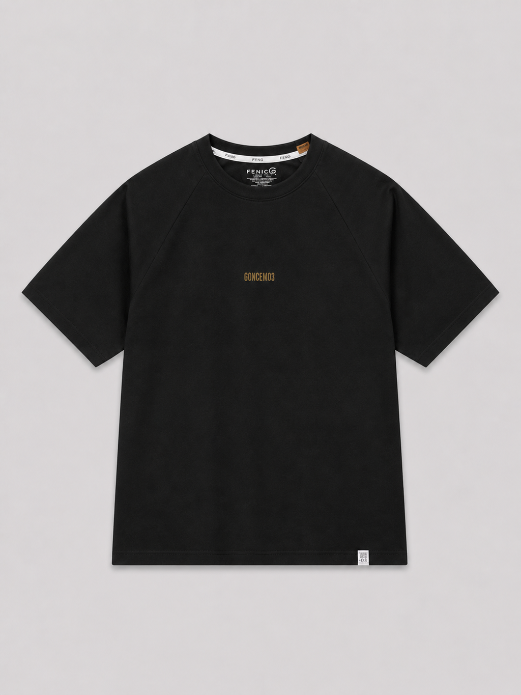 GONXGON NORMAL SIZED BLACK T SHIRT 1402