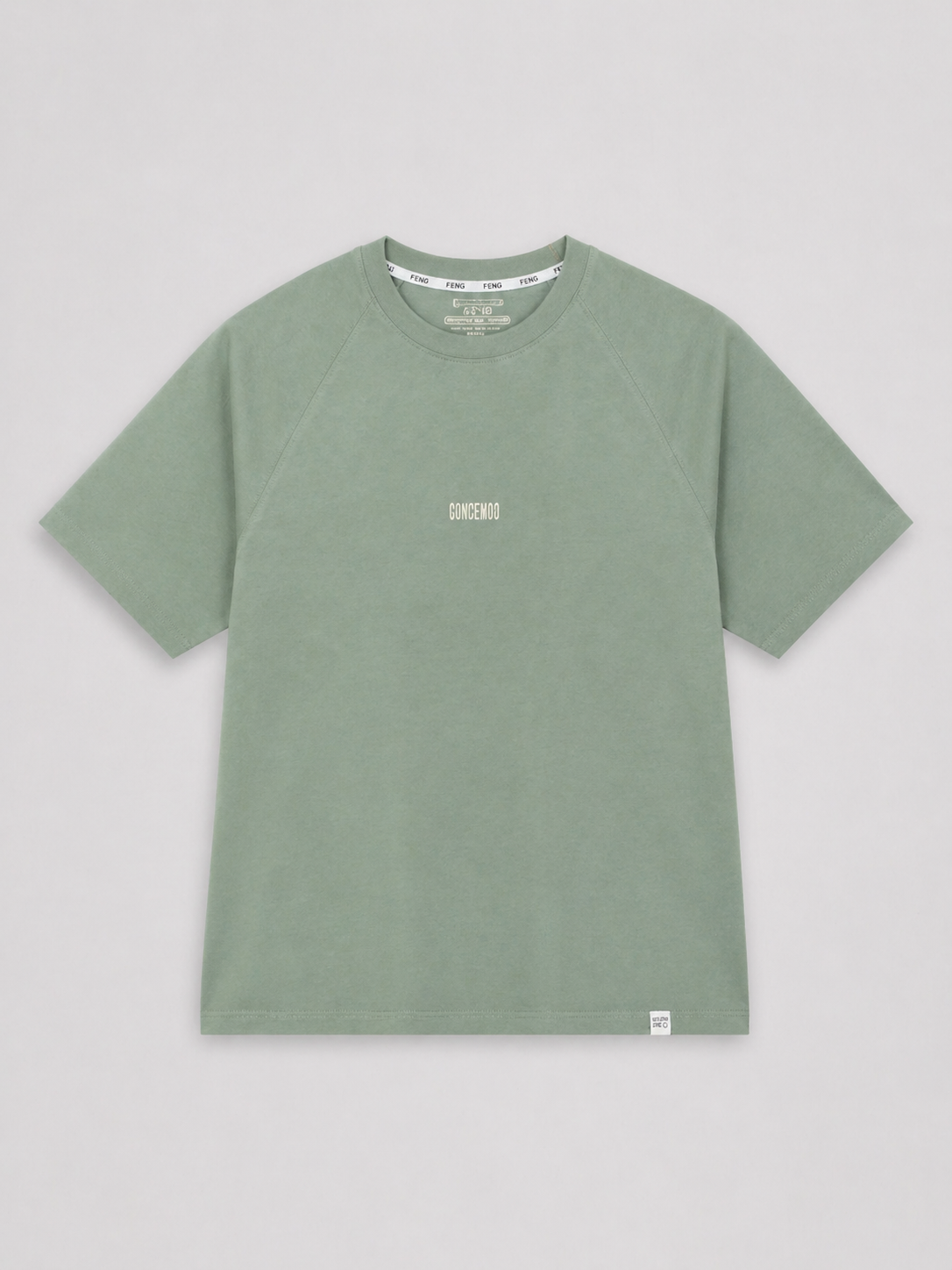 GONXGON NORMAL SIZED LIGHT GREEN T SHIRT 1402