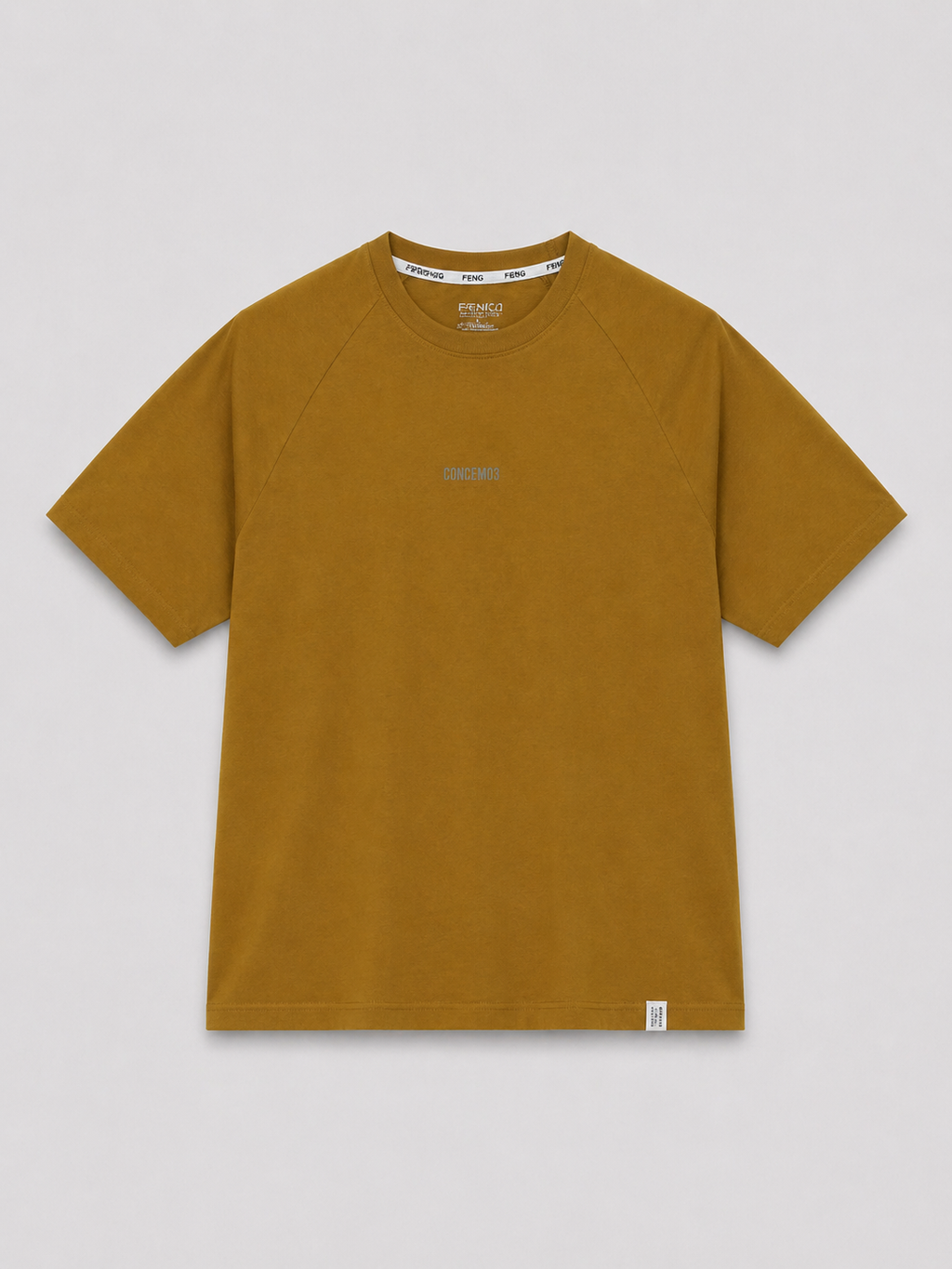 GONXGON NORMAL SIZED MUSTARD T SHIRT 1402