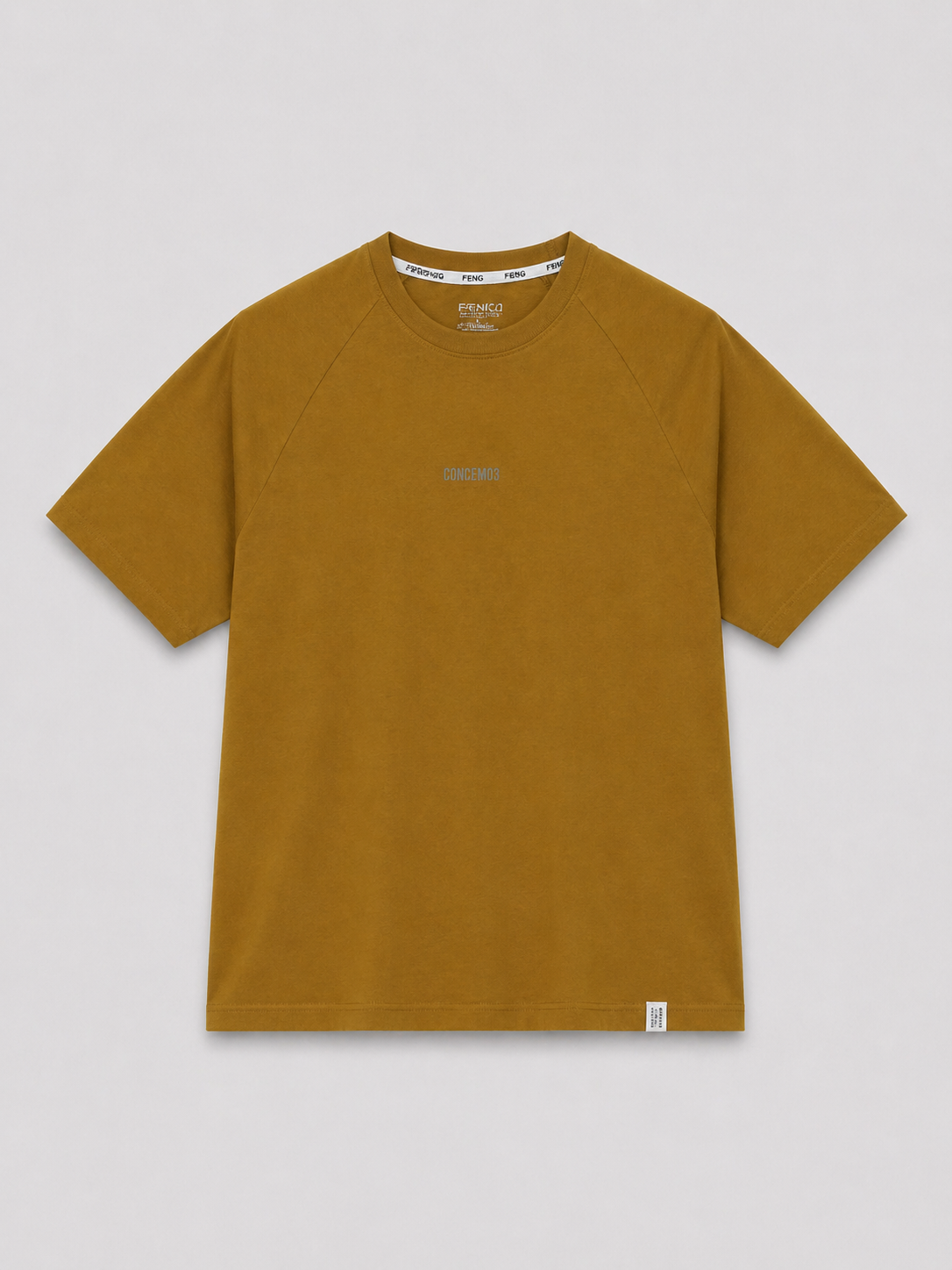 GONXGON NORMAL SIZED MUSTARD T SHIRT 1402