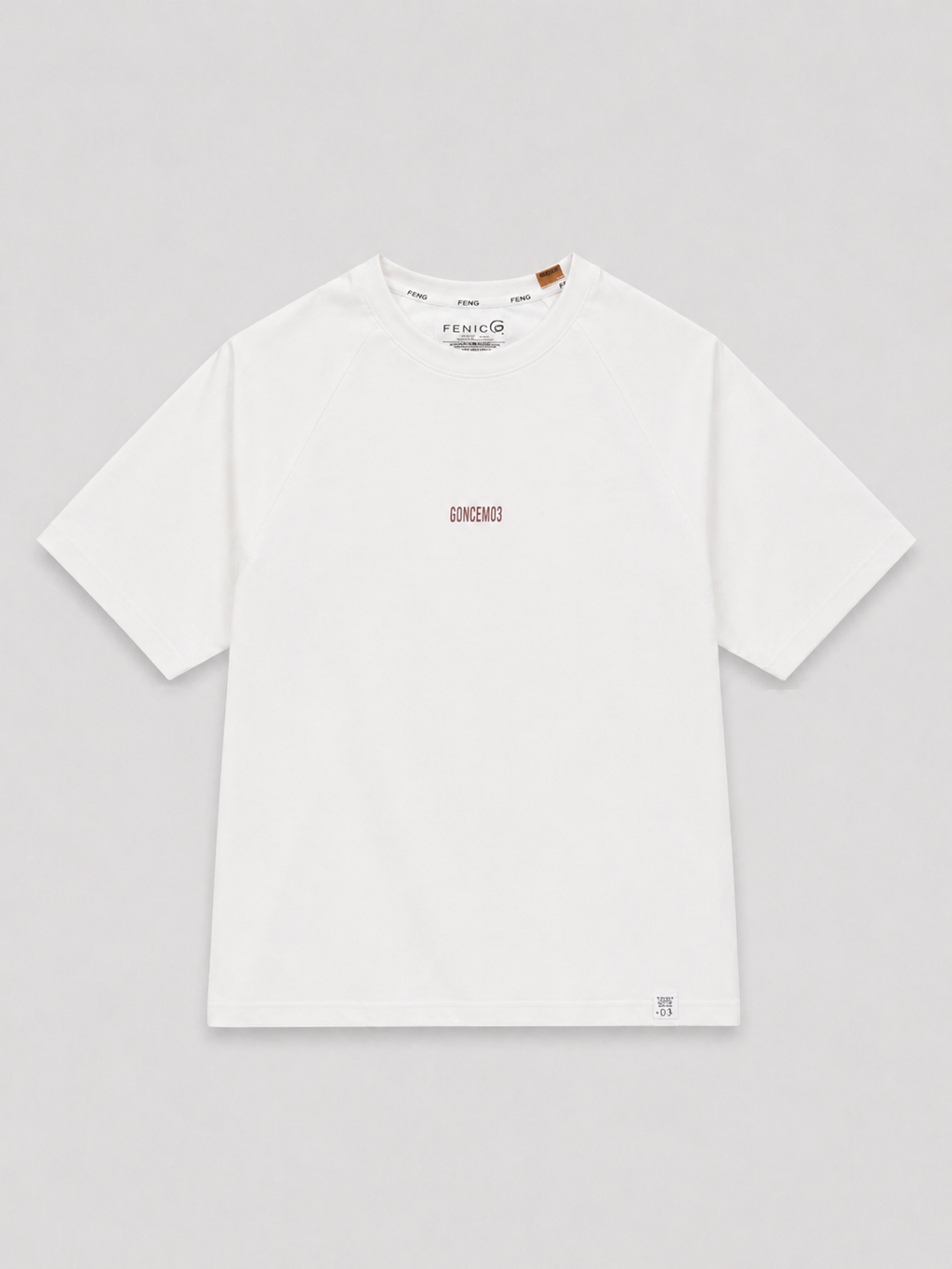 GONXGON NORMAL SIZED WHITE T SHIRT 1402