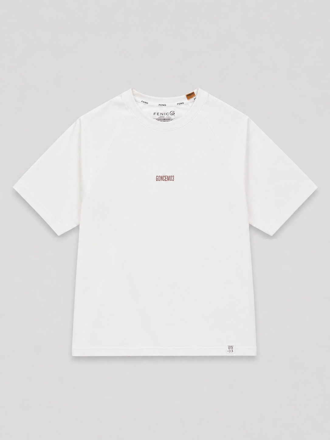 GONXGON NORMAL SIZED WHITE T SHIRT 1402
