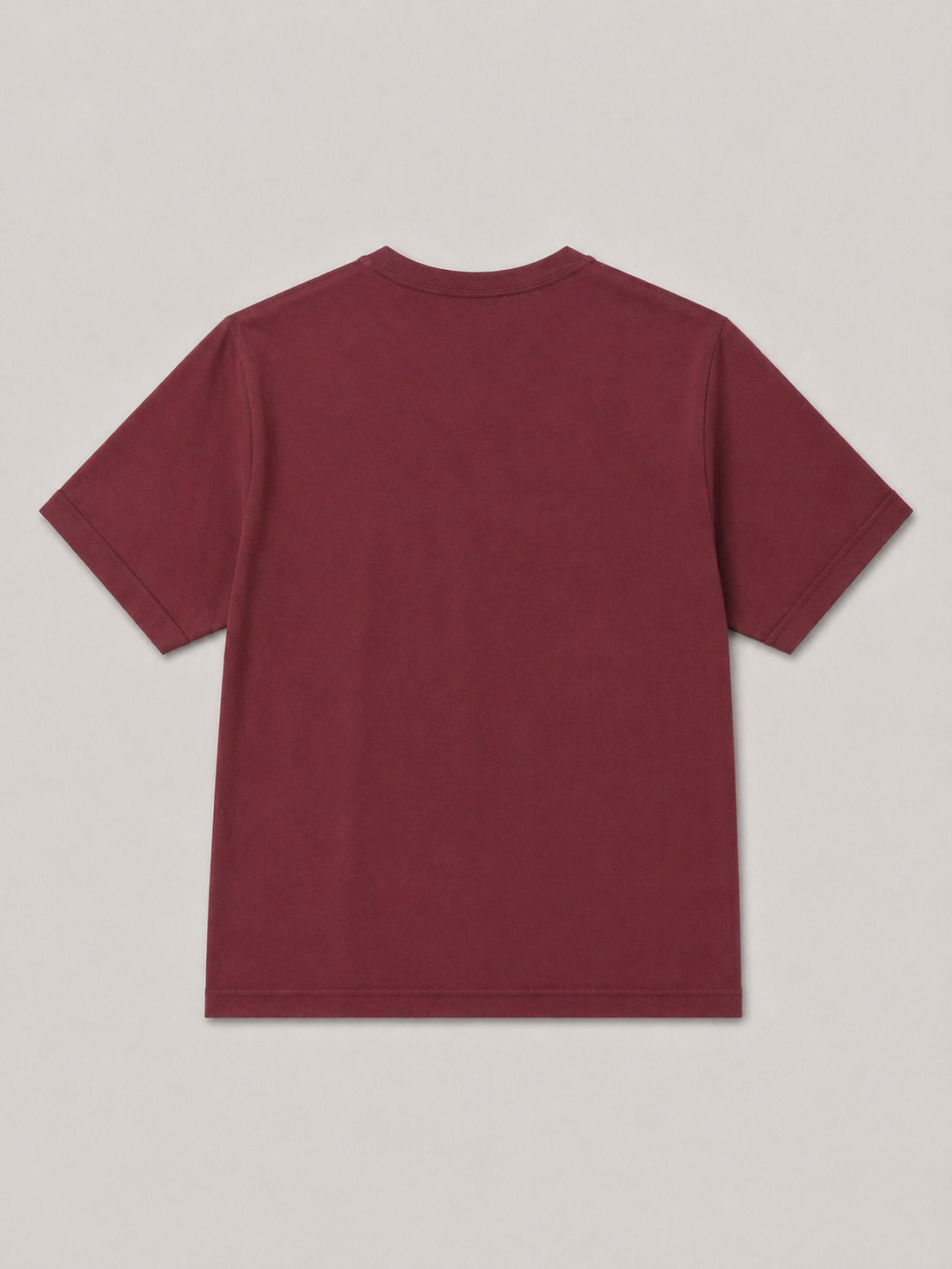 FOREVER DENIM OVERSIZED MAROON T-SHIRT 1404