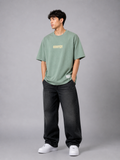 ENERGY OVERSIZED LIGHT GREEN T-SHIRT 1406