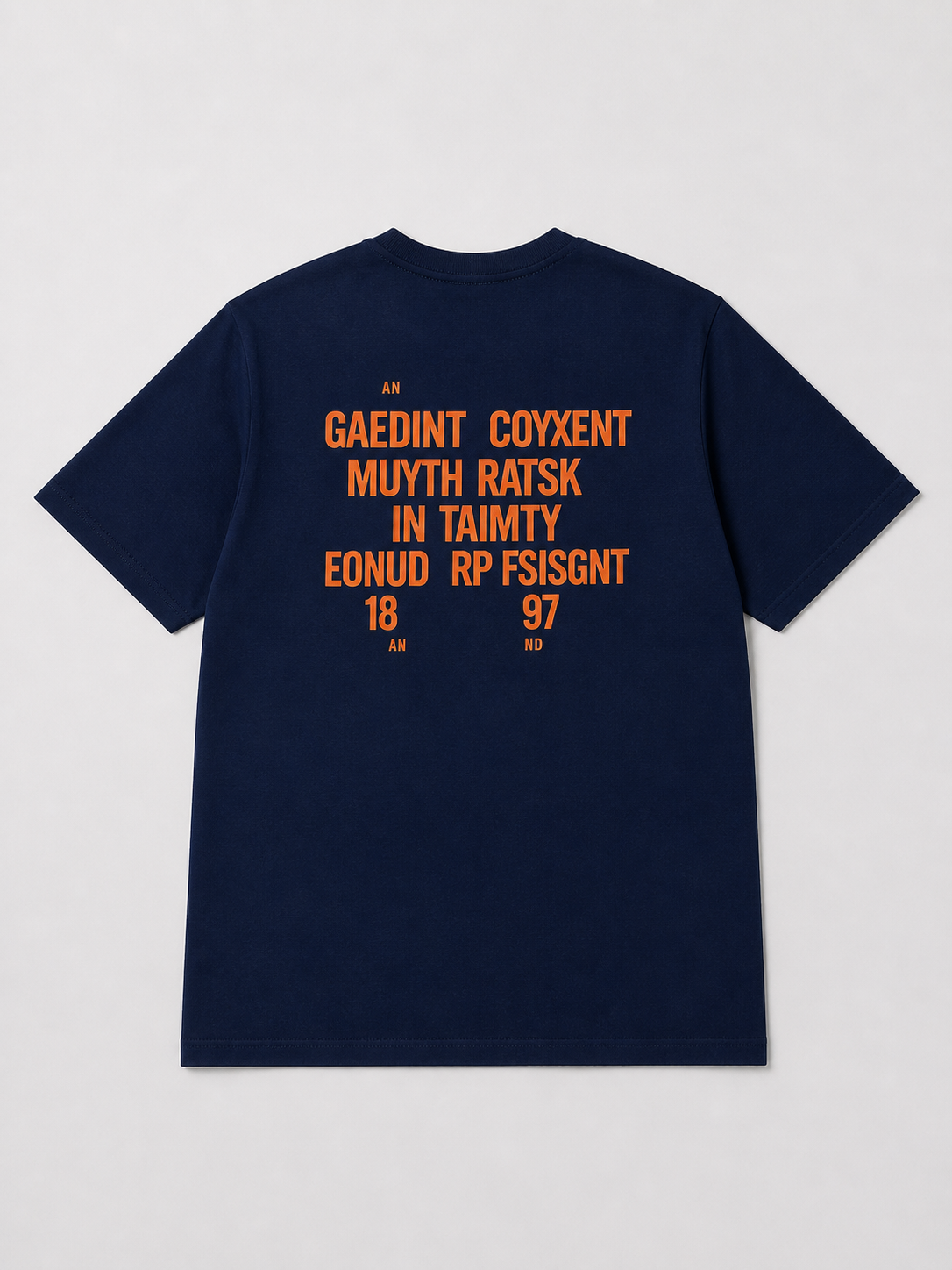 CATFHENP NORMAL FIT NAVY T-SHIRT 1407