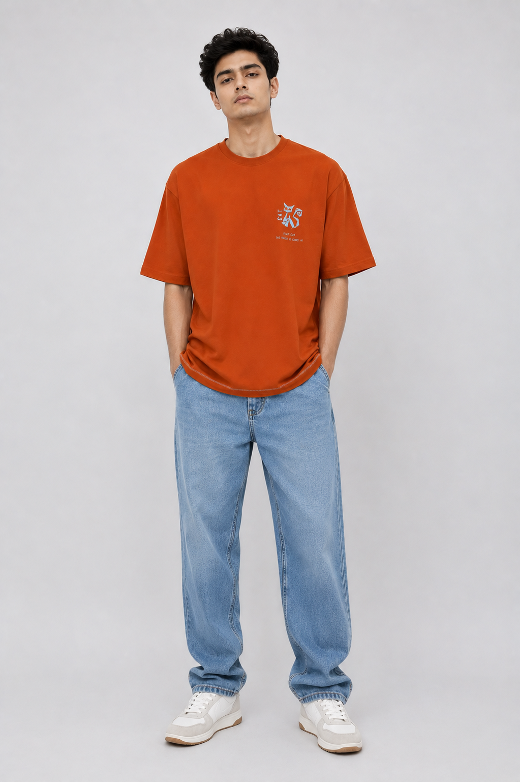 CAT OVERSIZED CAREMED T-SHIRT 1408