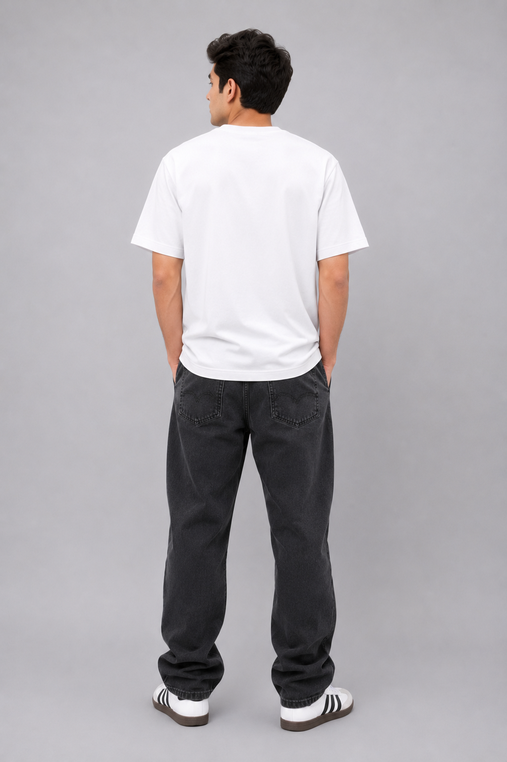 CAT OVERSIZED WHITE T-SHIRT 1408