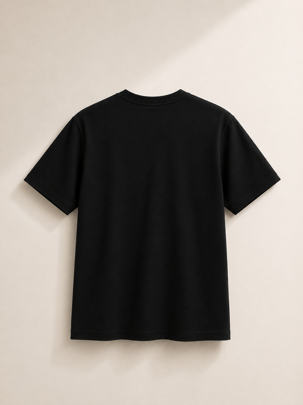 ANSALPIC NORMAL FIT BLACK T-SHIRT 1409