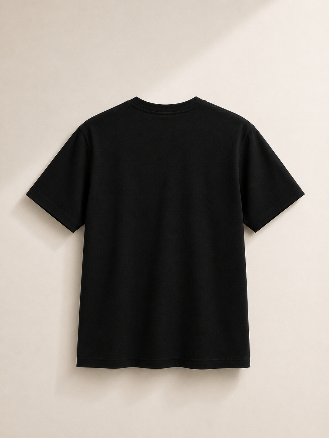 ANSALPIC NORMAL FIT BLACK T-SHIRT 1409