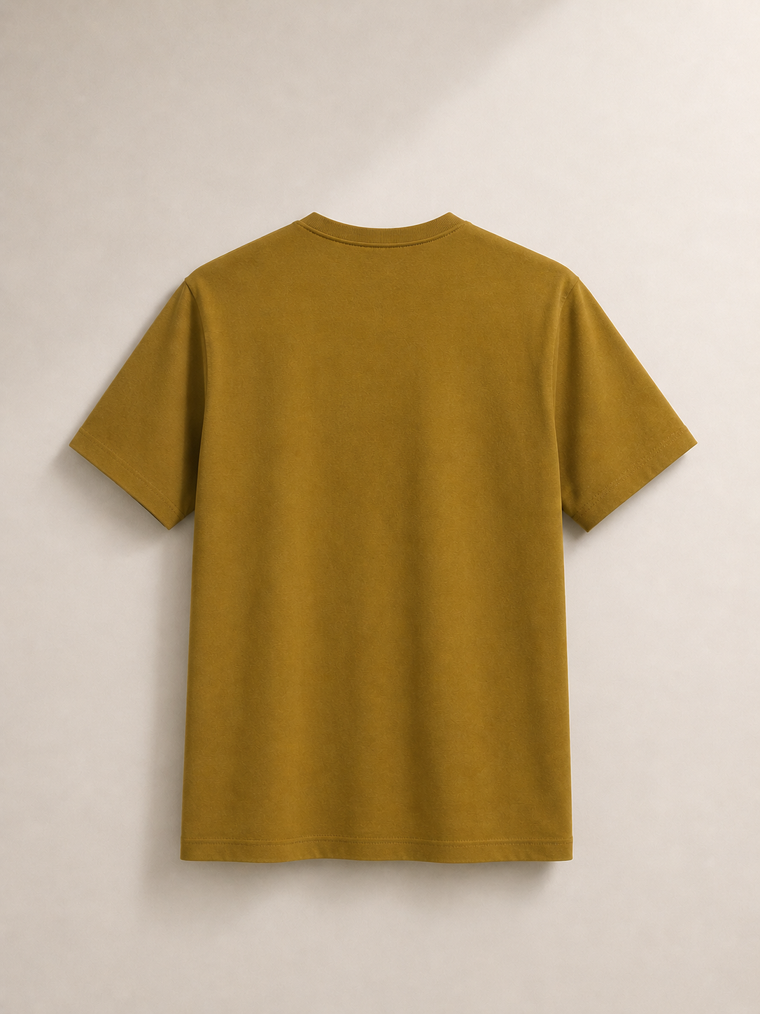 ANSALPIC NORMAL FIT MUSTARD T-SHIRT 1409