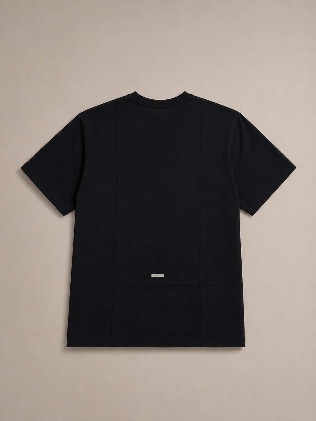 SOMETIMES NORMAL FIT BLACK T-SHIRT 1414