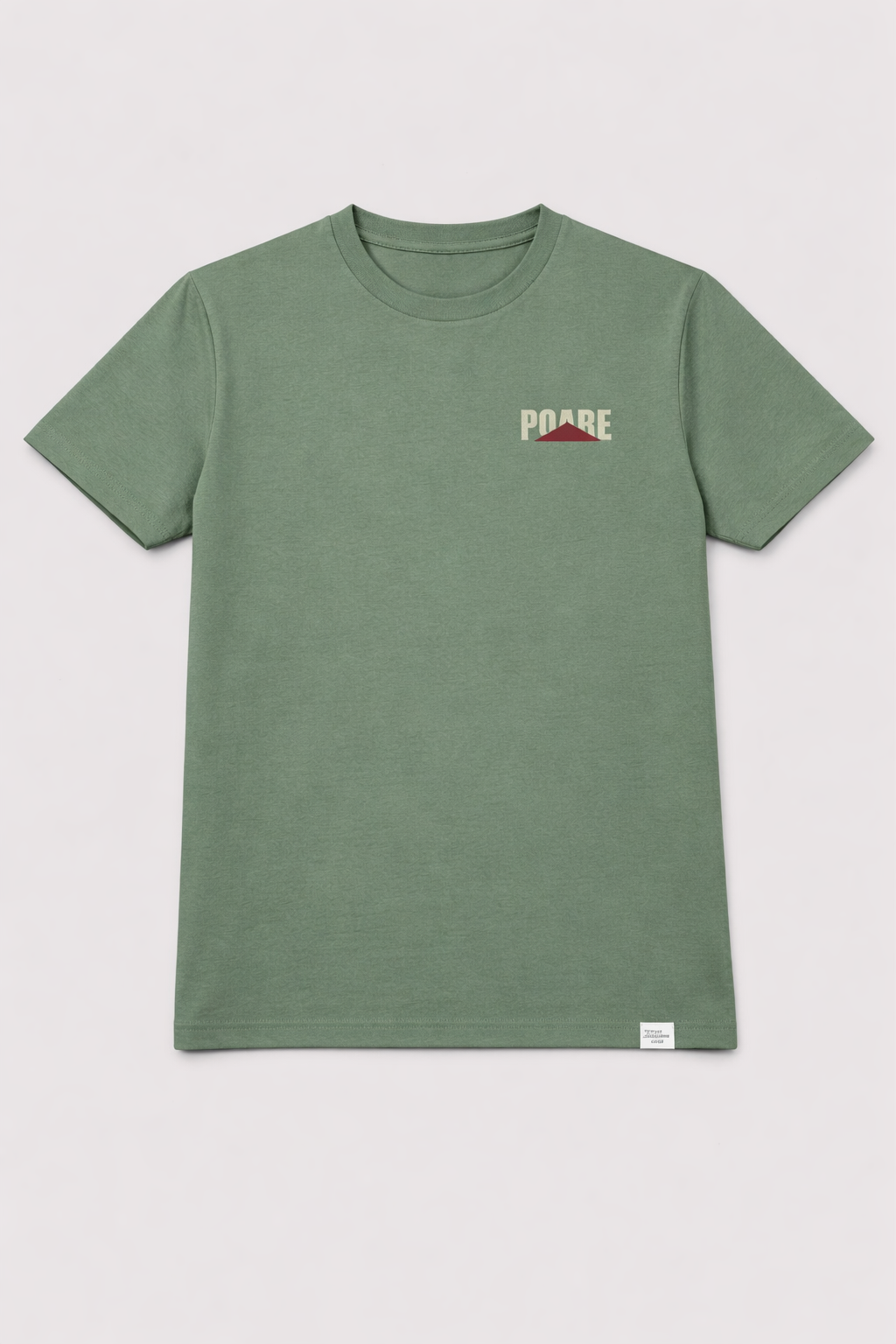 POARE NORMAL FIT LIGHT GREEN T-SHIRT 1417