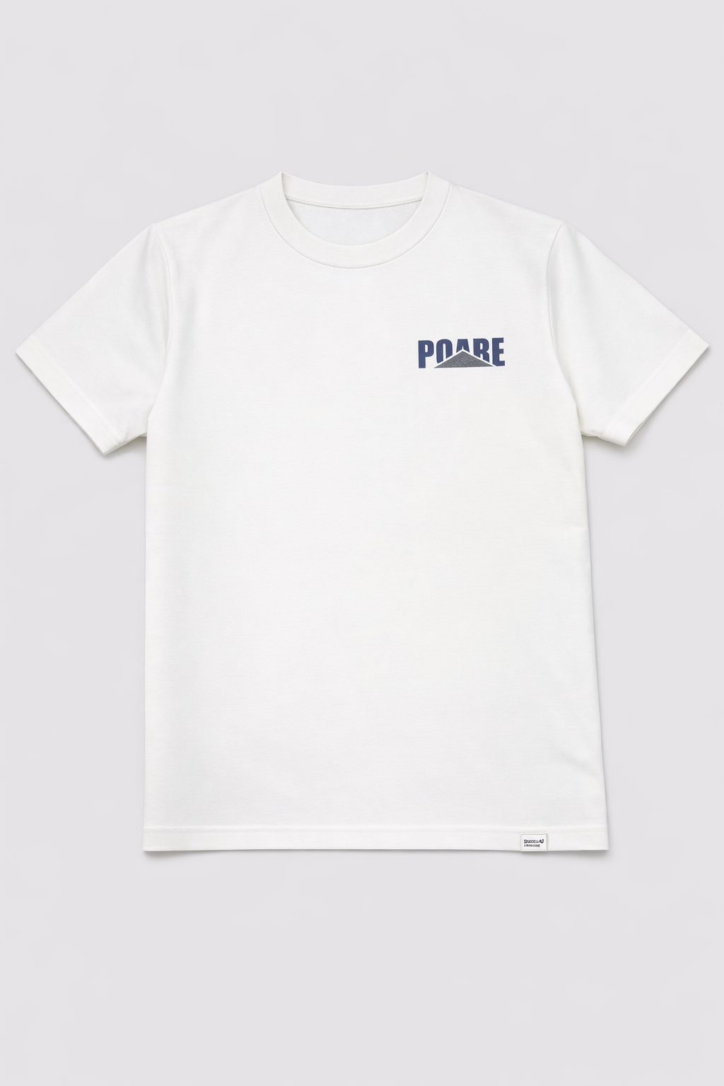 POARE NORMAL FIT WHITE T-SHIRT 1417