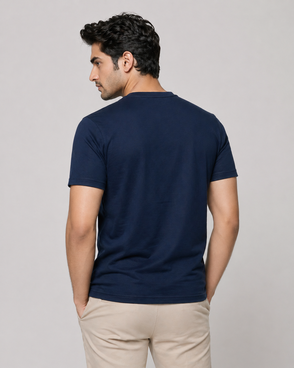 PROJEKT NORMAL FIT NAVY T-SHIRT 1421