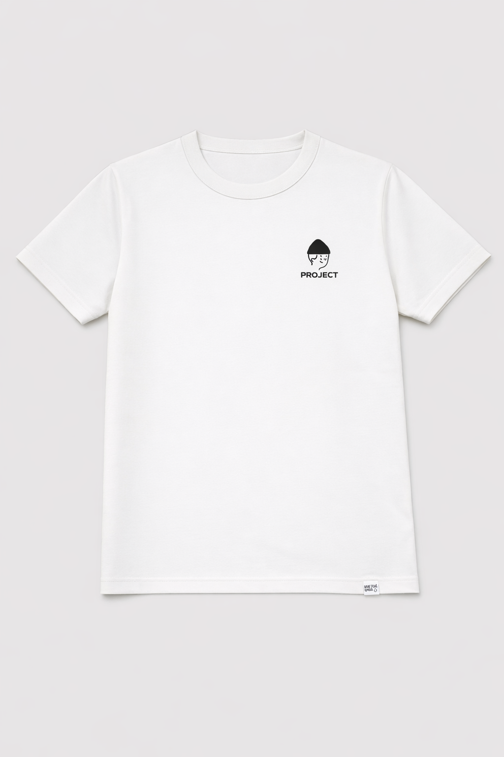 PROJEKT NORMAL FIT WHITE T-SHIRT 1421