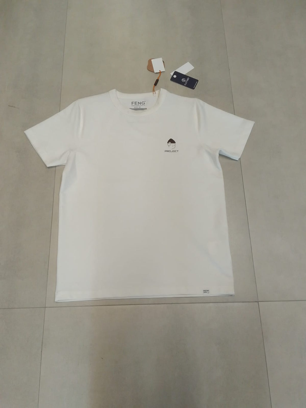 PROJEKT NORMAL FIT WHITE T-SHIRT 1421