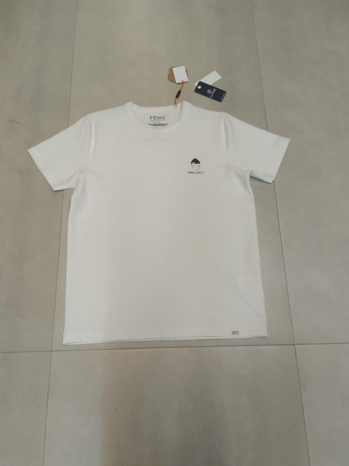 PROJEKT NORMAL FIT WHITE T-SHIRT 1421