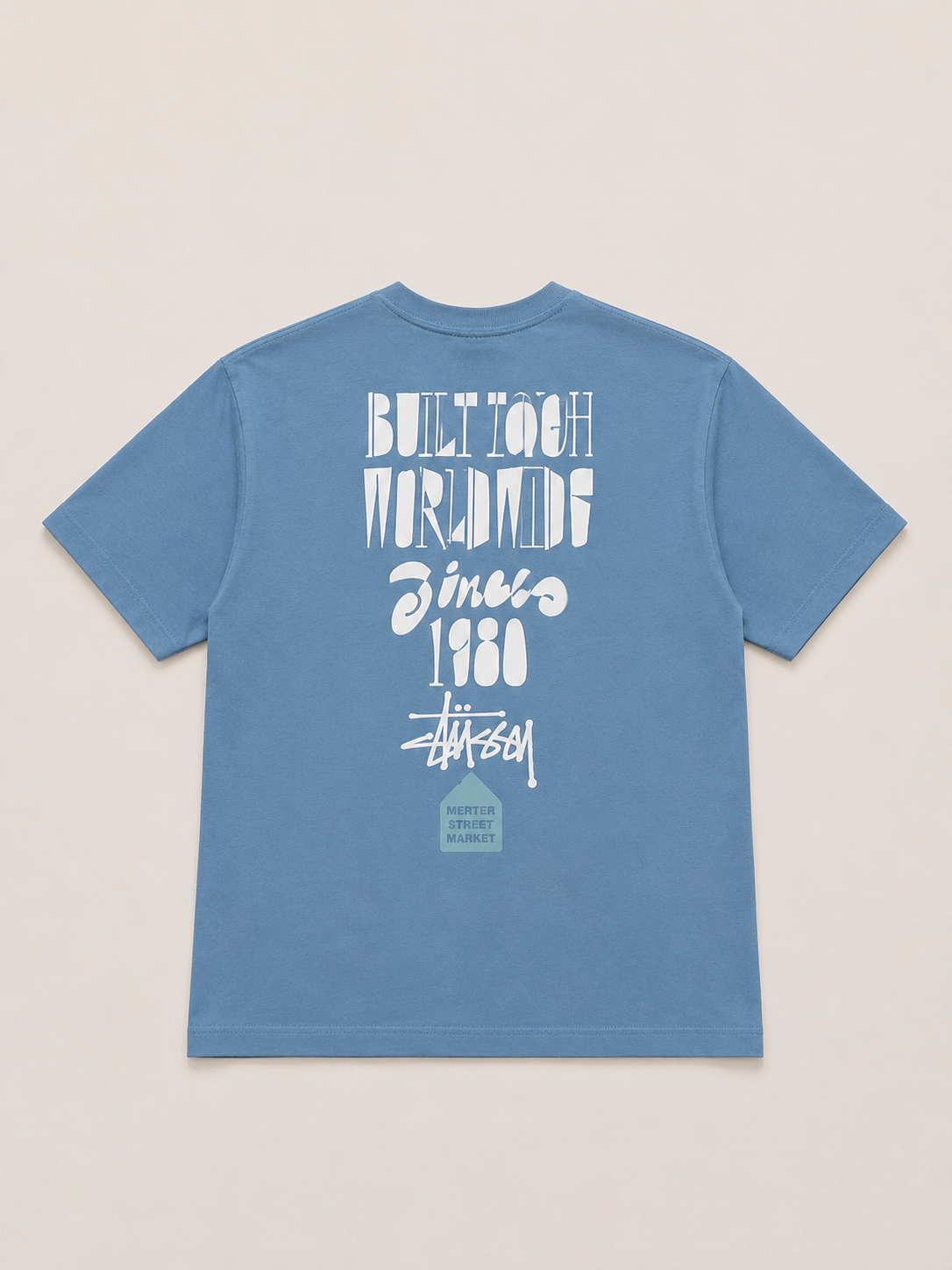 AMSOL OVERSIZE FIT BABY BLUE T-SHIRT 1422