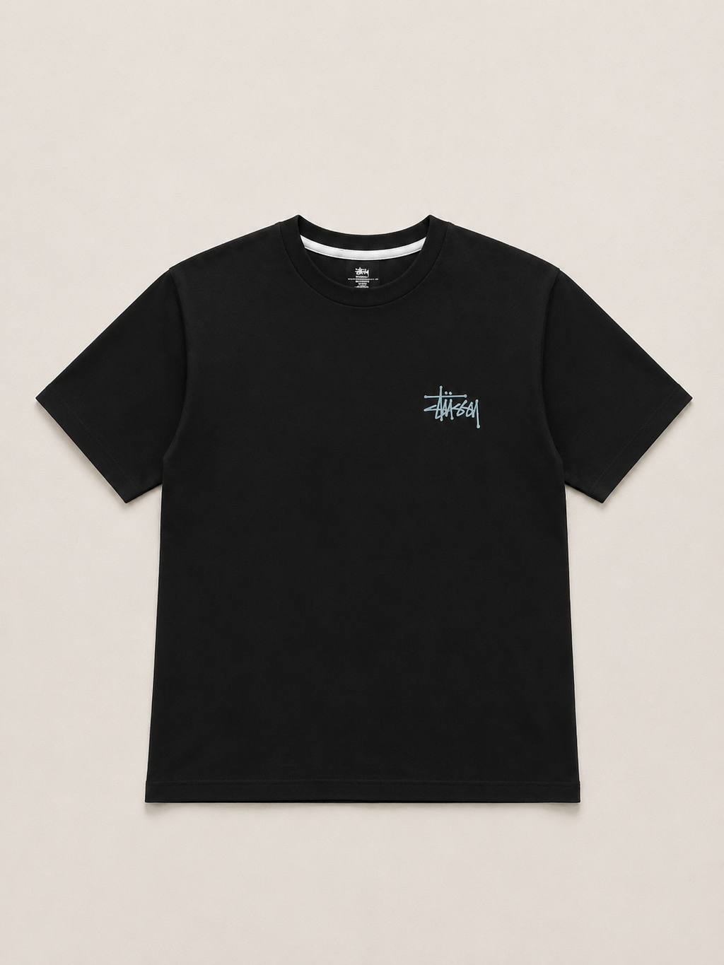 AMSOL OVERSIZE FIT BLACK T-SHIRT 1422