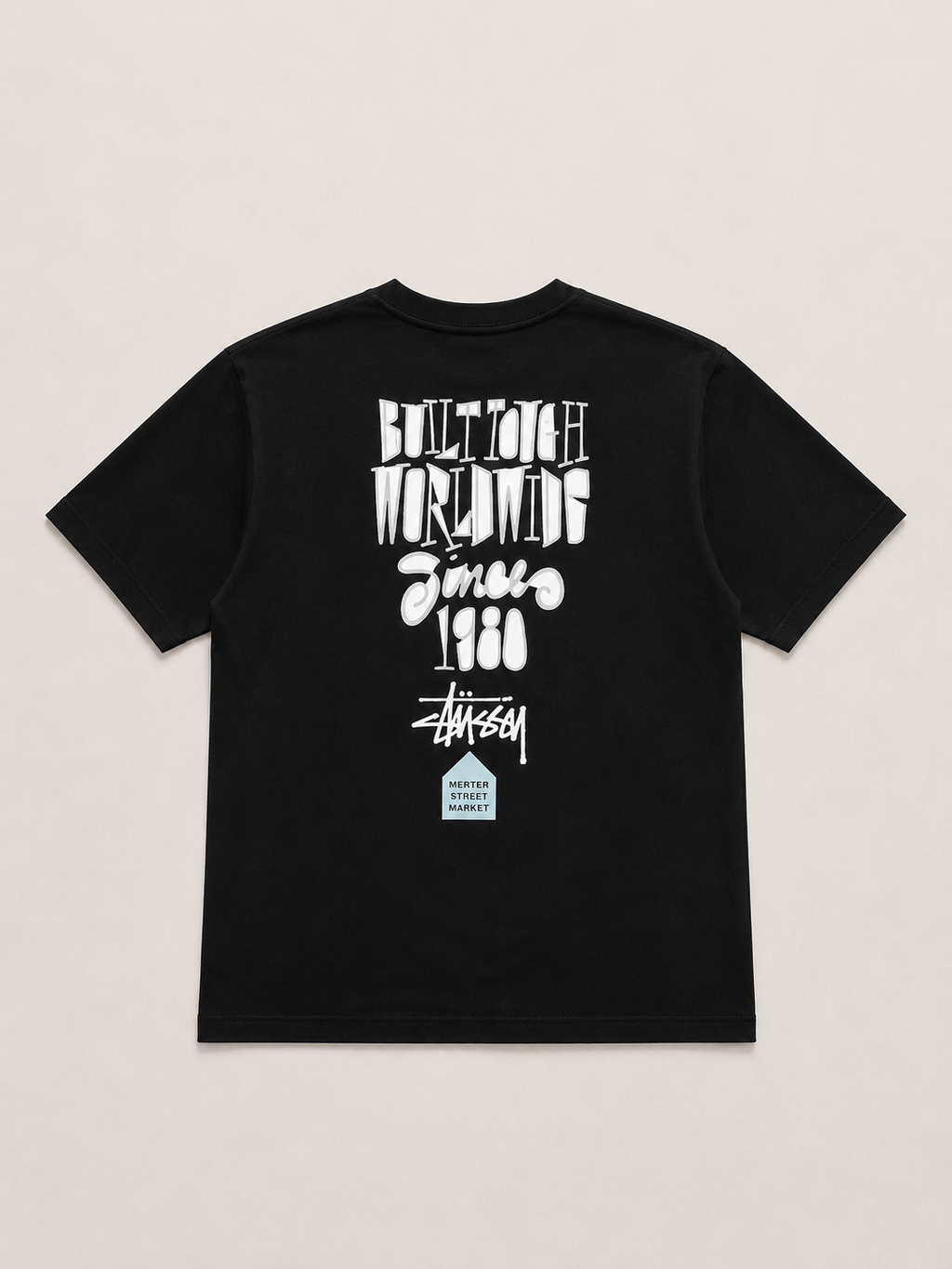 AMSOL OVERSIZE FIT BLACK T-SHIRT 1422