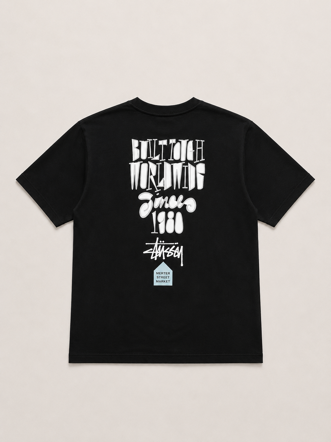 AMSOL OVERSIZE FIT BLACK T-SHIRT 1422
