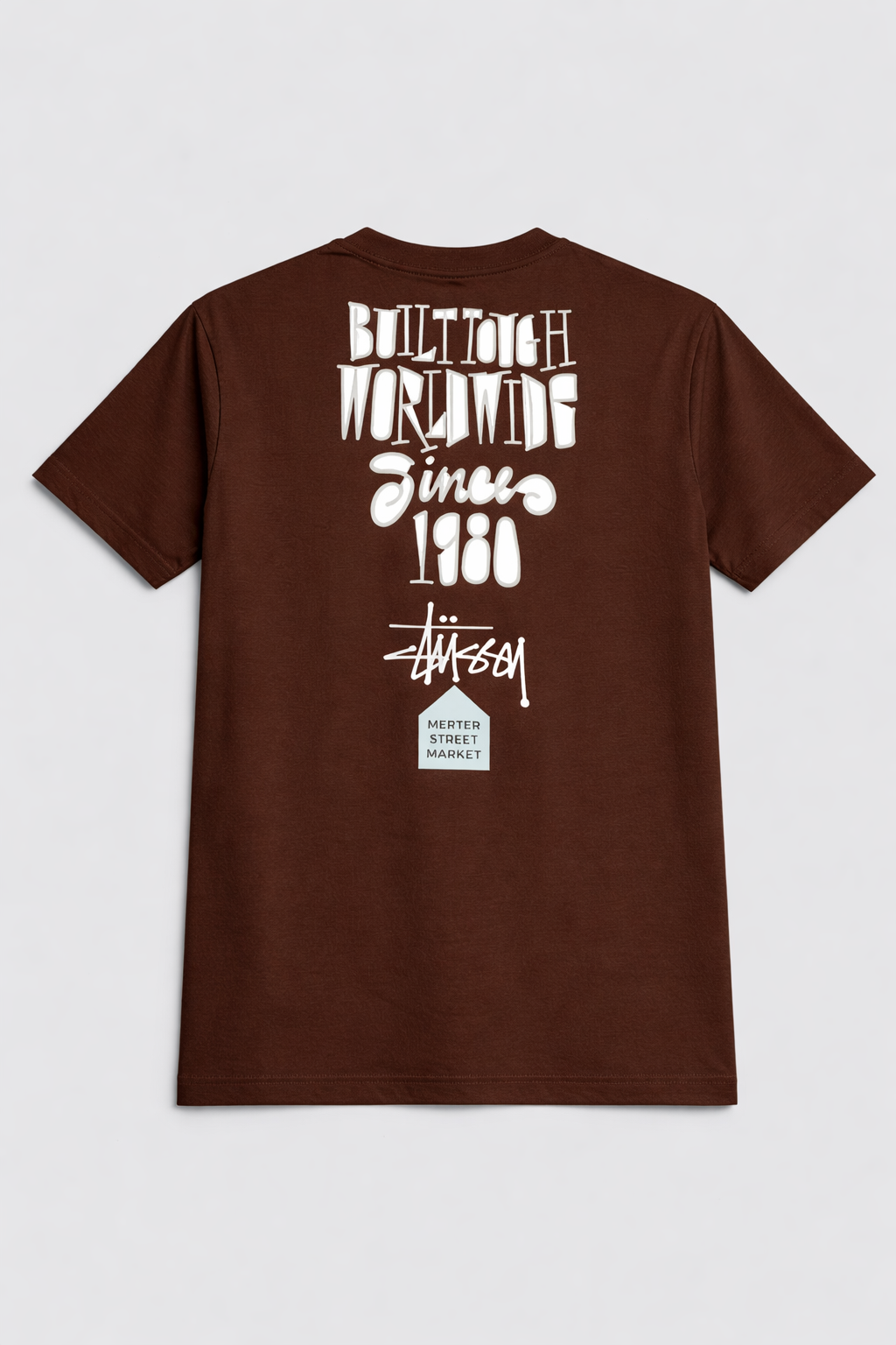 AMSOL OVERSIZE FIT COFFEE T-SHIRT 1422