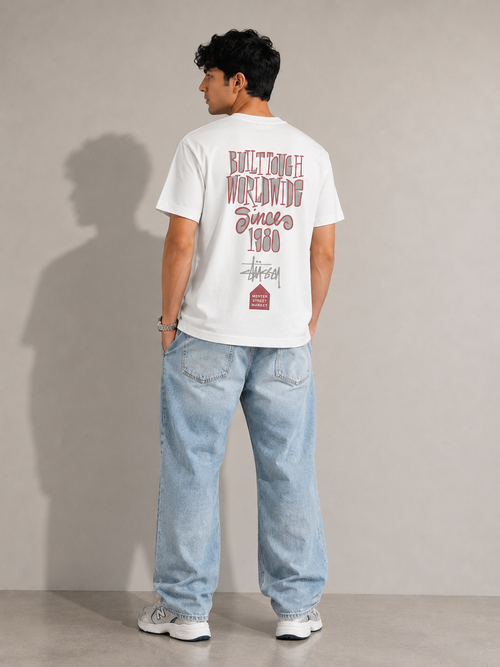 AMSOL OVERSIZE FIT WHITE T-SHIRT 1422