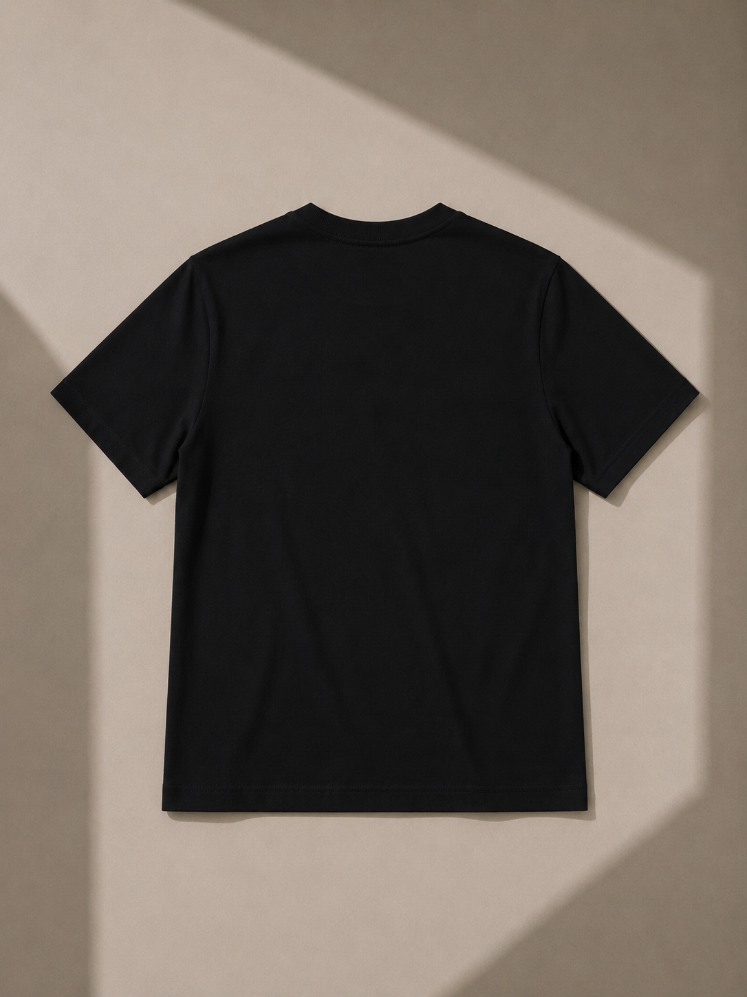 AMION SHOW NORMAL FIT BLACK T-SHIRT 1424