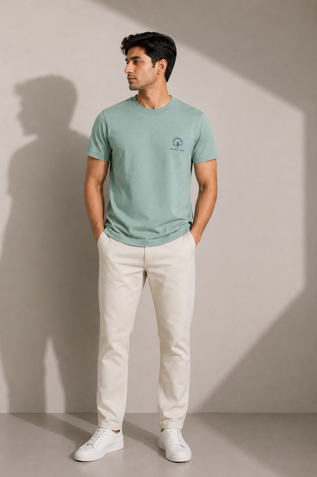 AMION SHOW NORMAL FIT PISTACIO T-SHIRT 1424