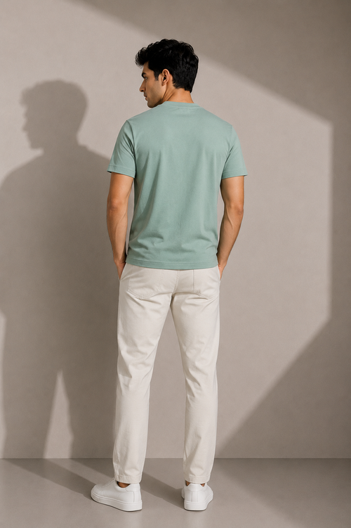 AMION SHOW NORMAL FIT PISTACIO T-SHIRT 1424