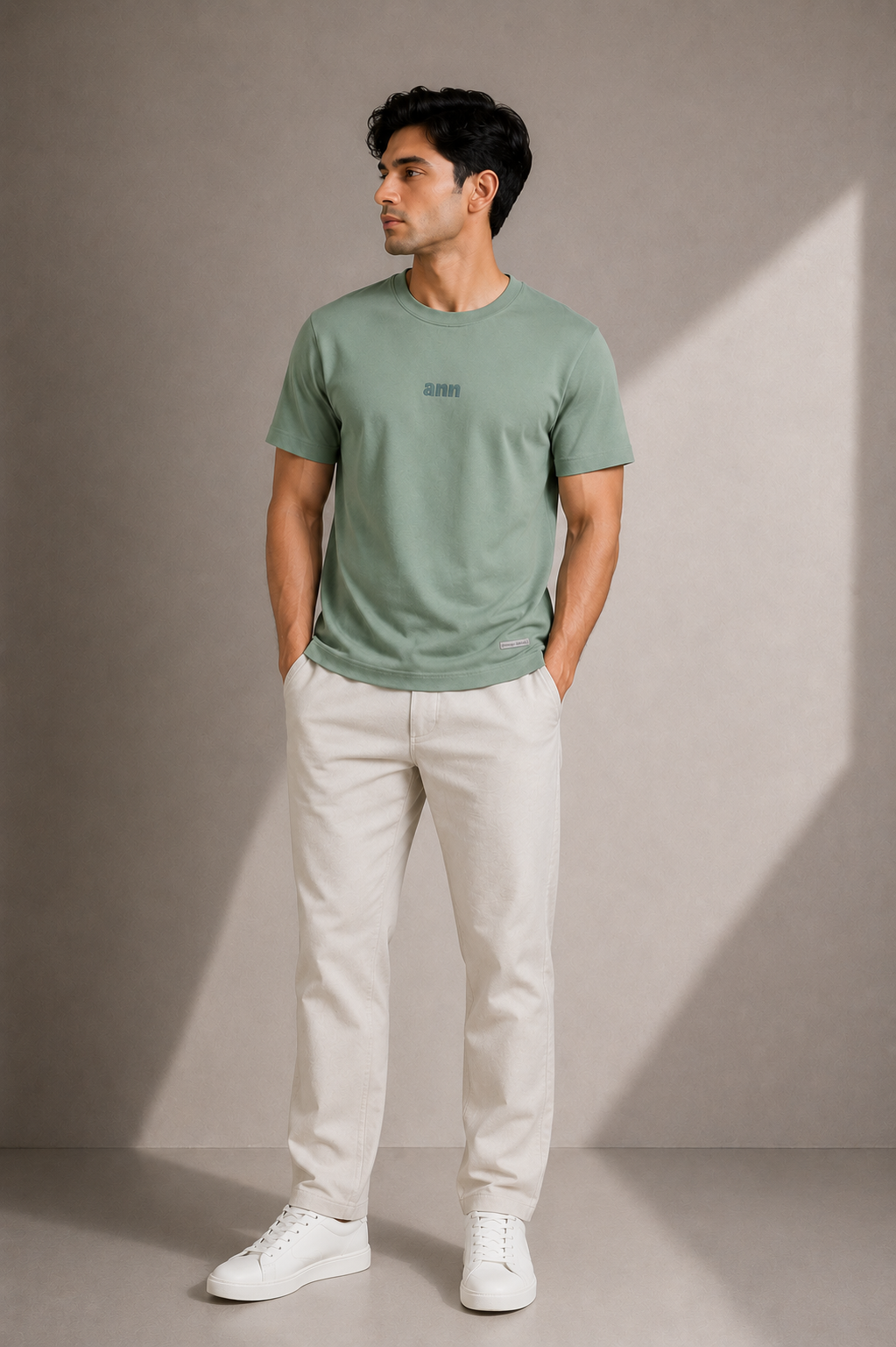 ANN NORMAL FIT PISTACIO T-SHIRT 1425