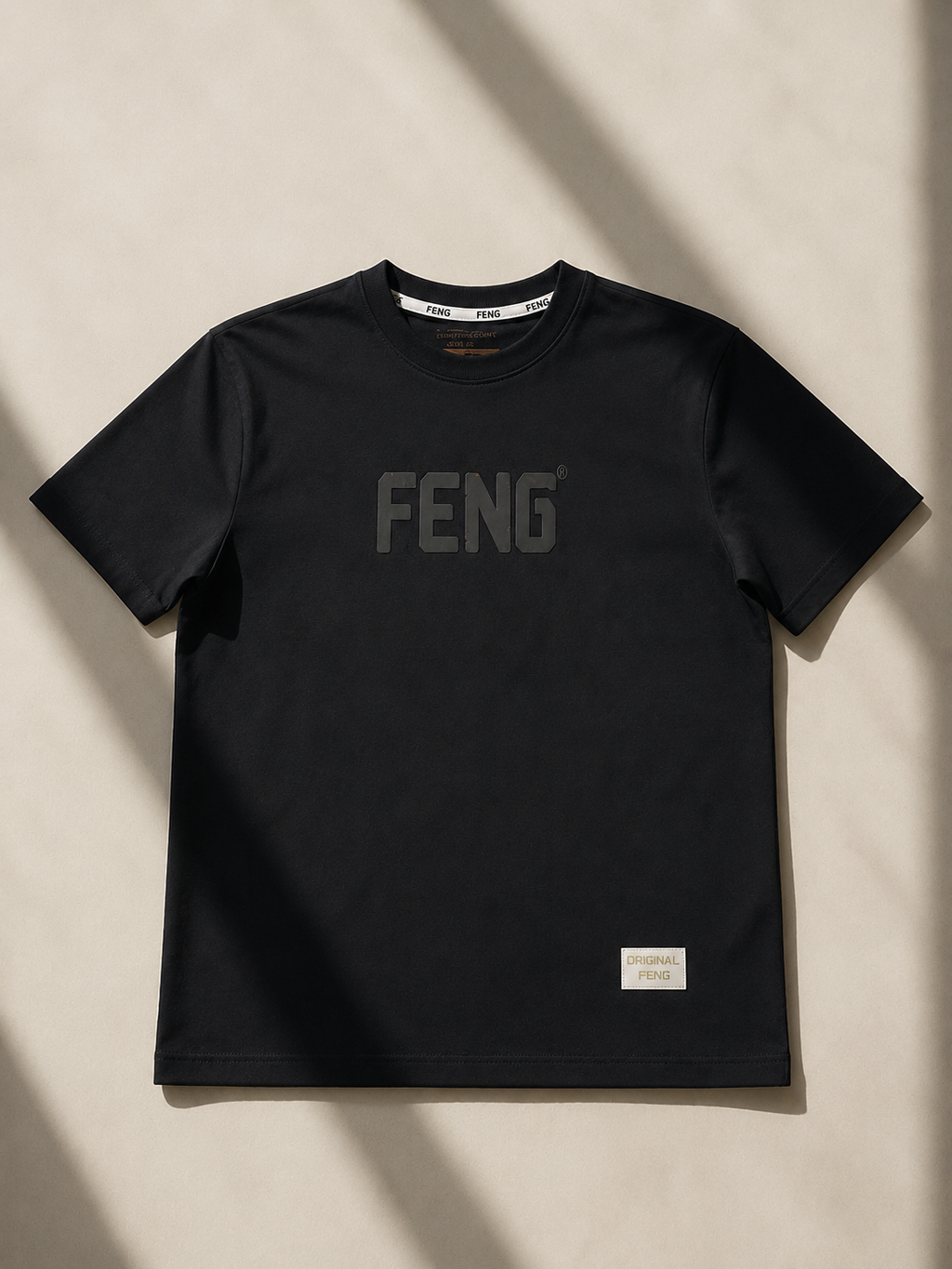 FENG NORMAL FIT BLACK T-SHIRT 1426