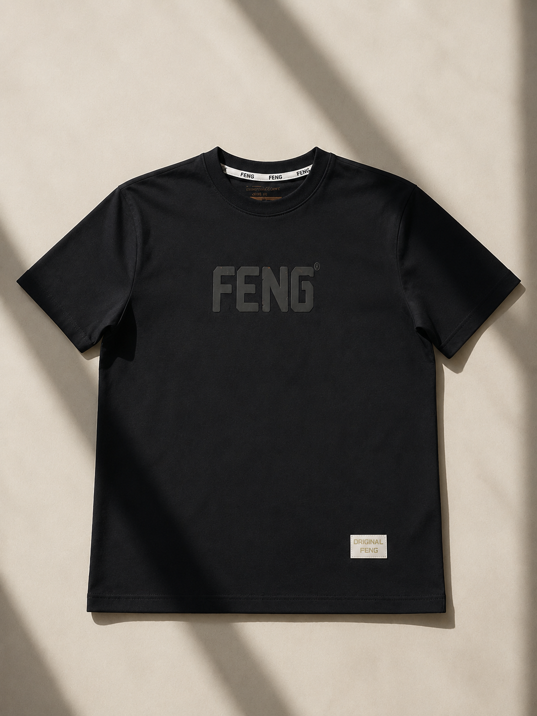 FENG NORMAL FIT BLACK T-SHIRT 1426