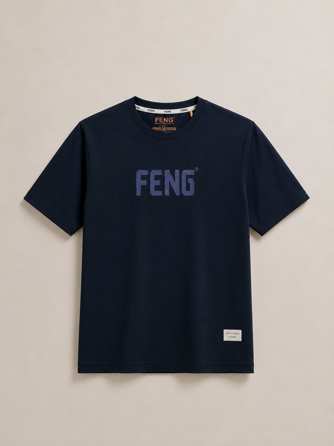 FENG NORMAL FIT NAVY T-SHIRT 1426