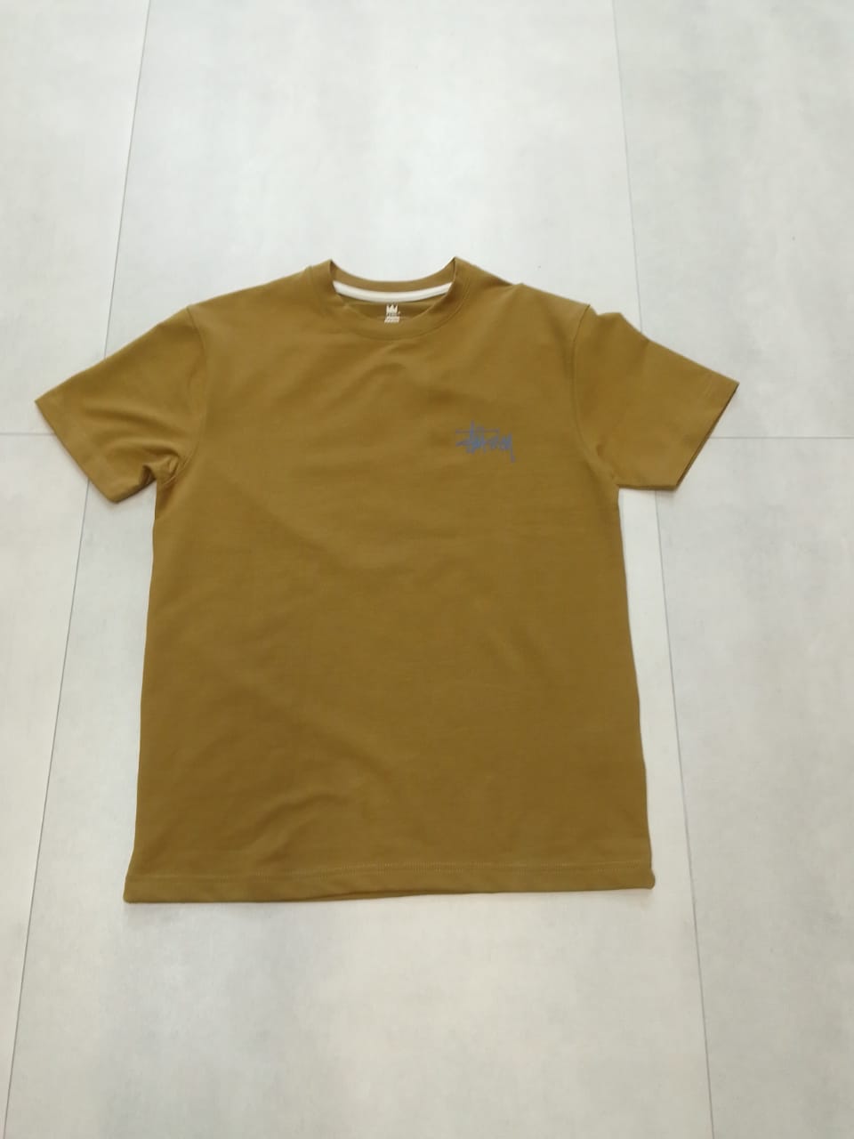 AMSOL OVERSIZE FIT MUSTARD T-SHIRT 1422
