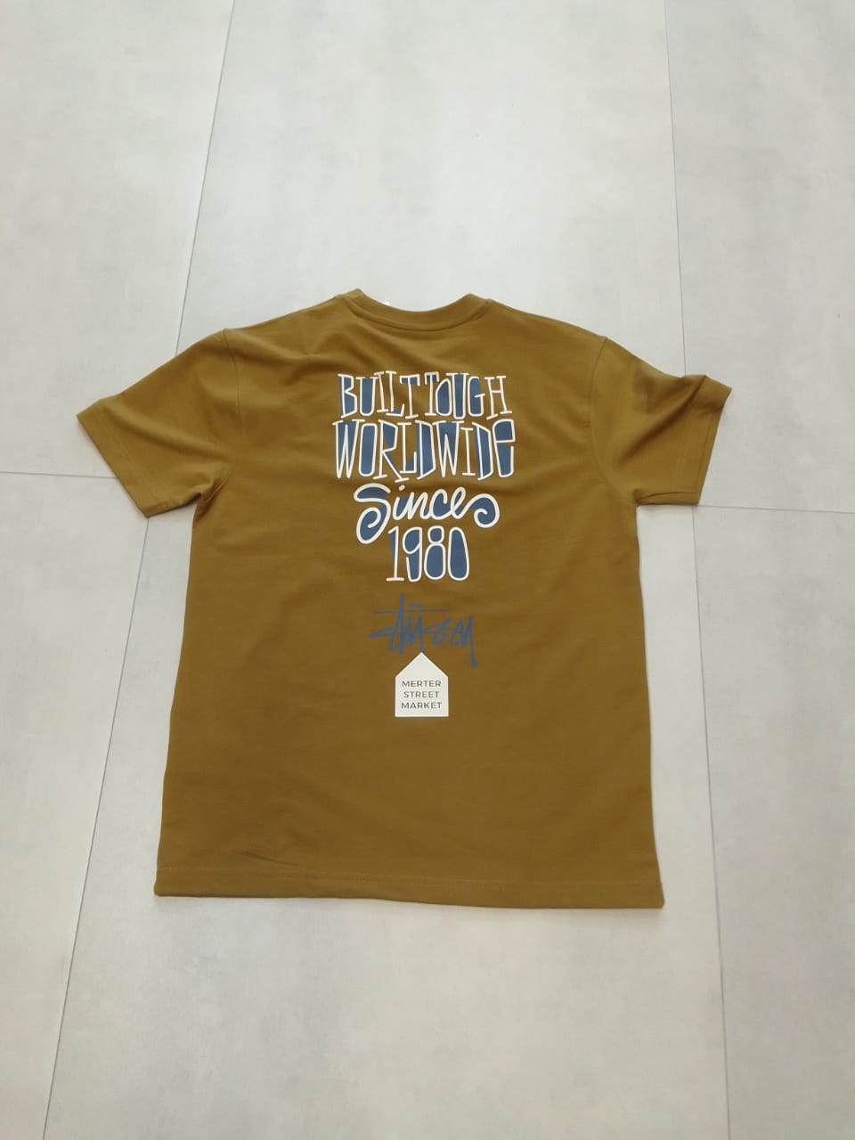 AMSOL OVERSIZE FIT MUSTARD T-SHIRT 1422