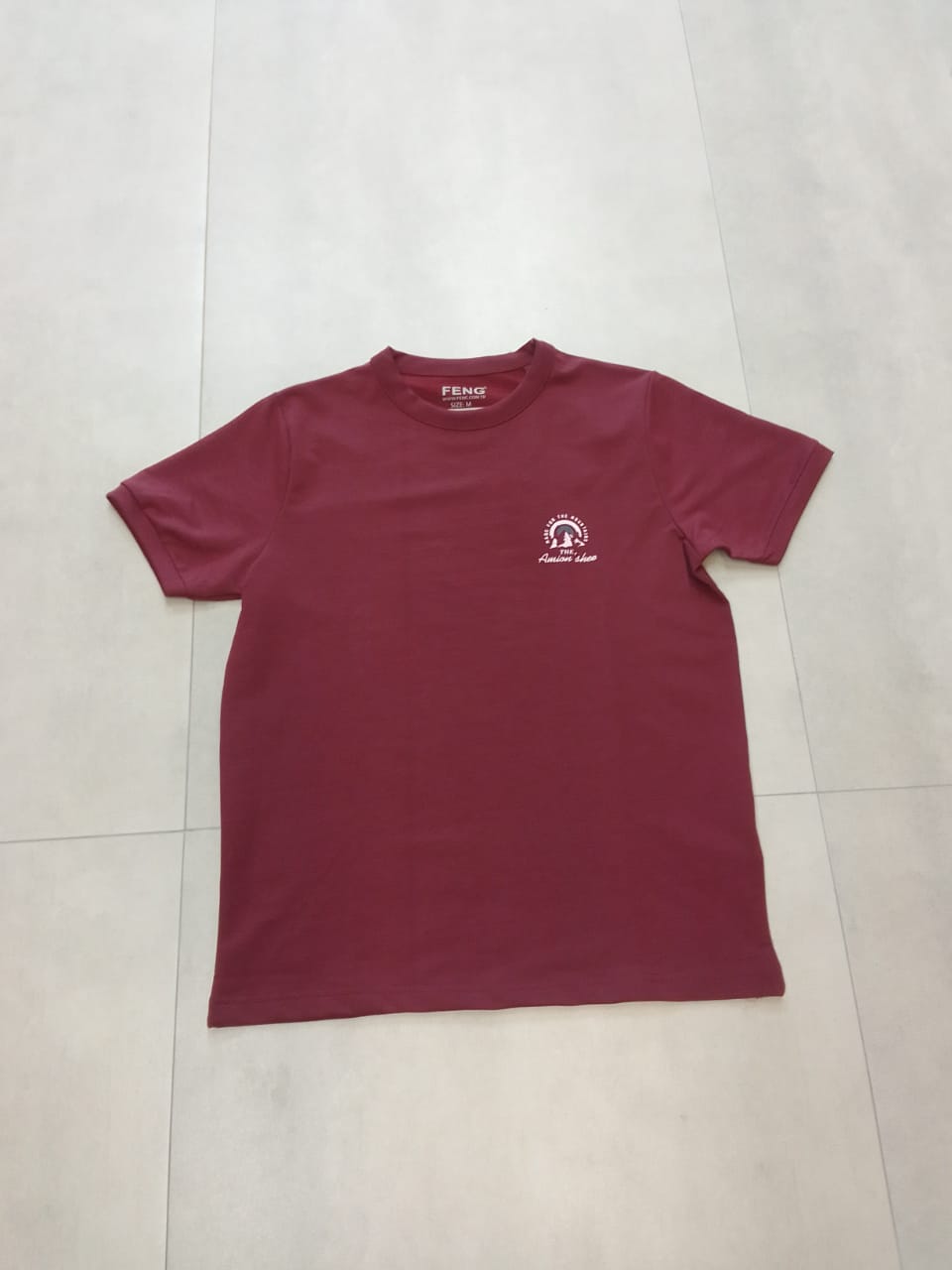 AMION SHOW NORMAL FIT GOLDEN RED T-SHIRT 1424