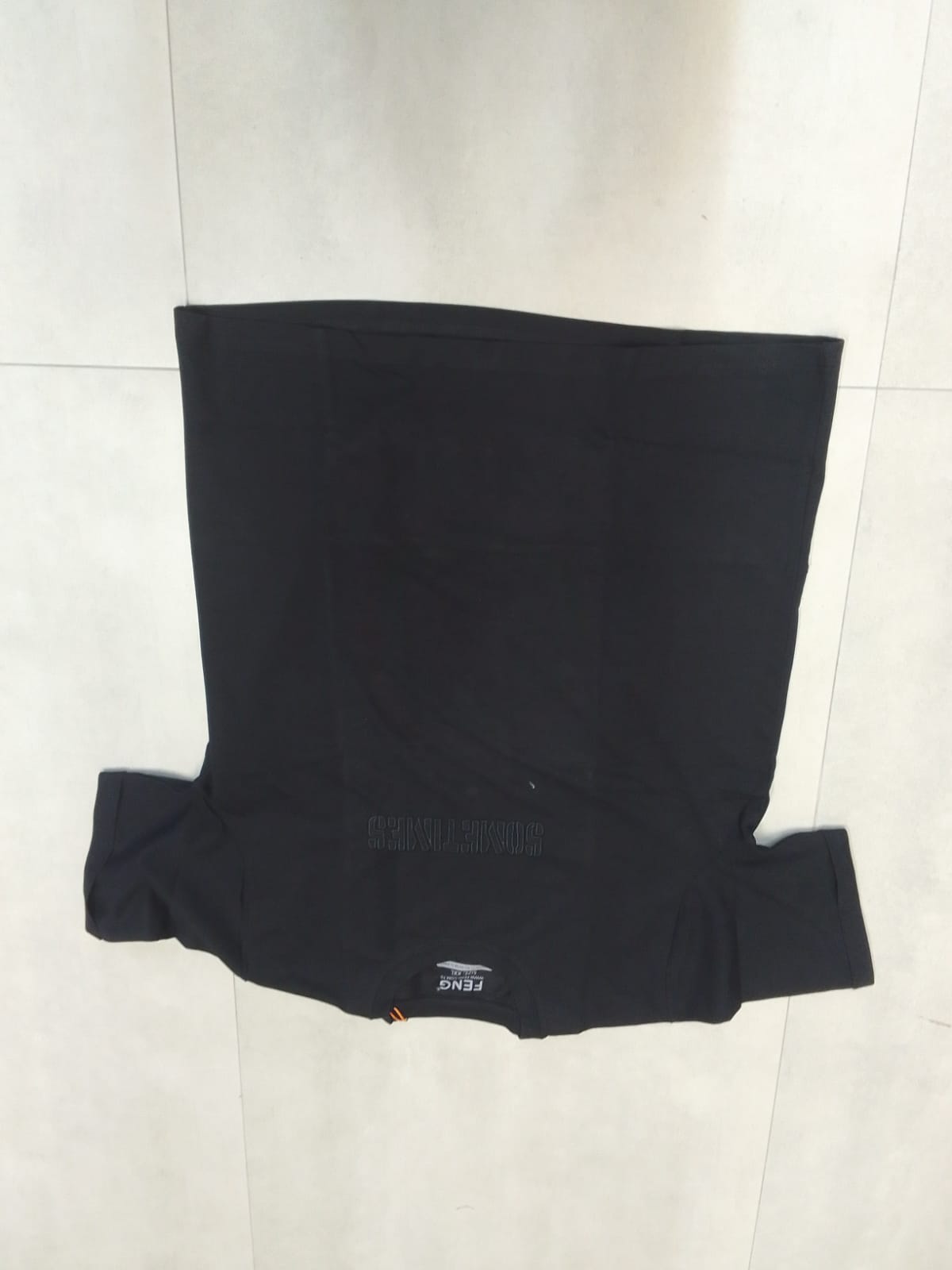 SOMETIMES NORMAL FIT BLACK T-SHIRT 1414