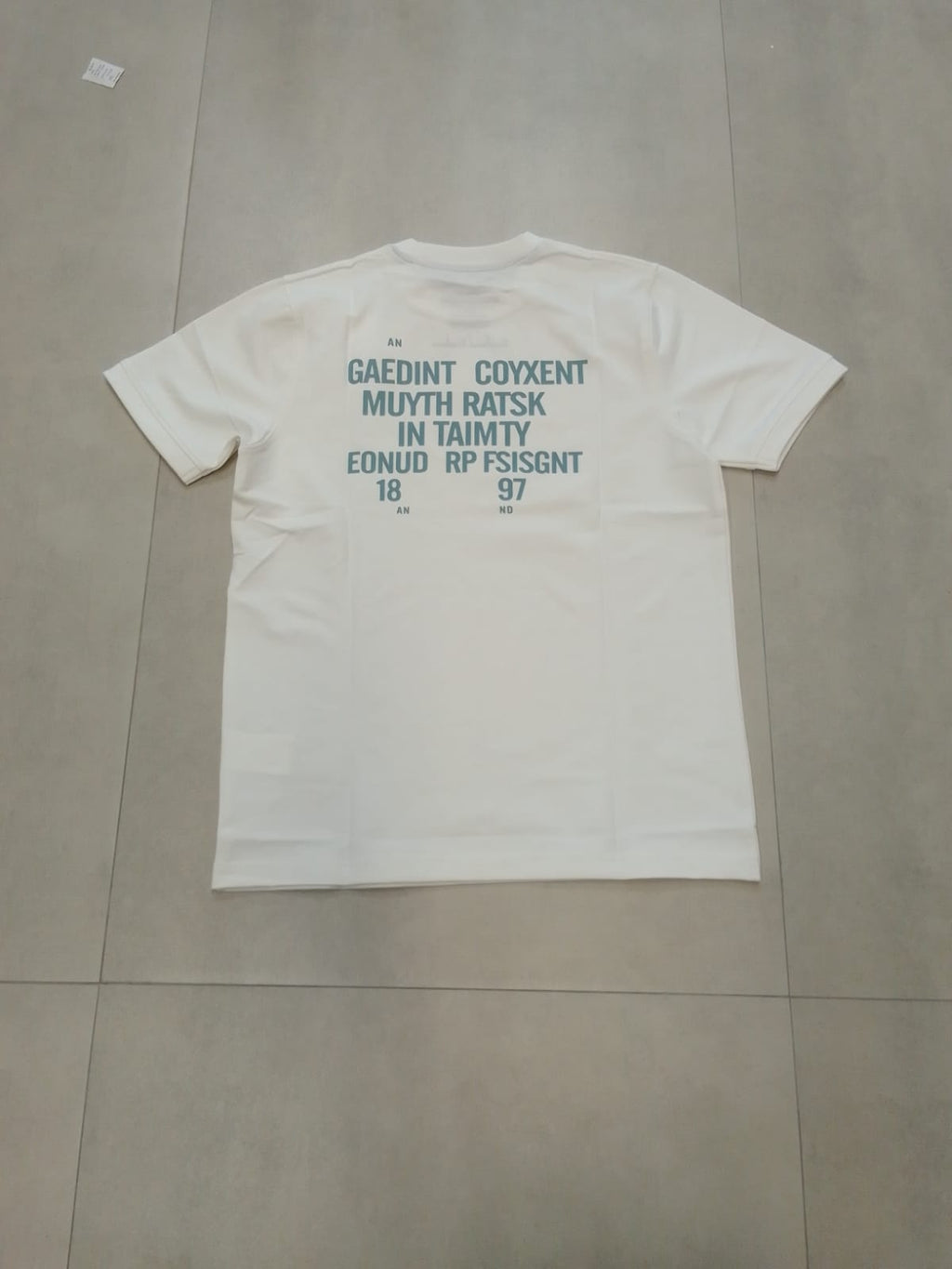 CATFHENP NORMAL FIT WHITE T-SHIRT 1407