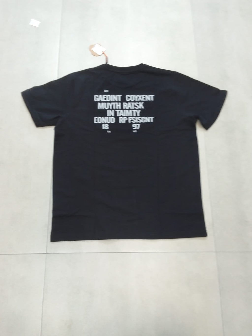 CATFHENP NORMAL FIT BLACK T-SHIRT 1407