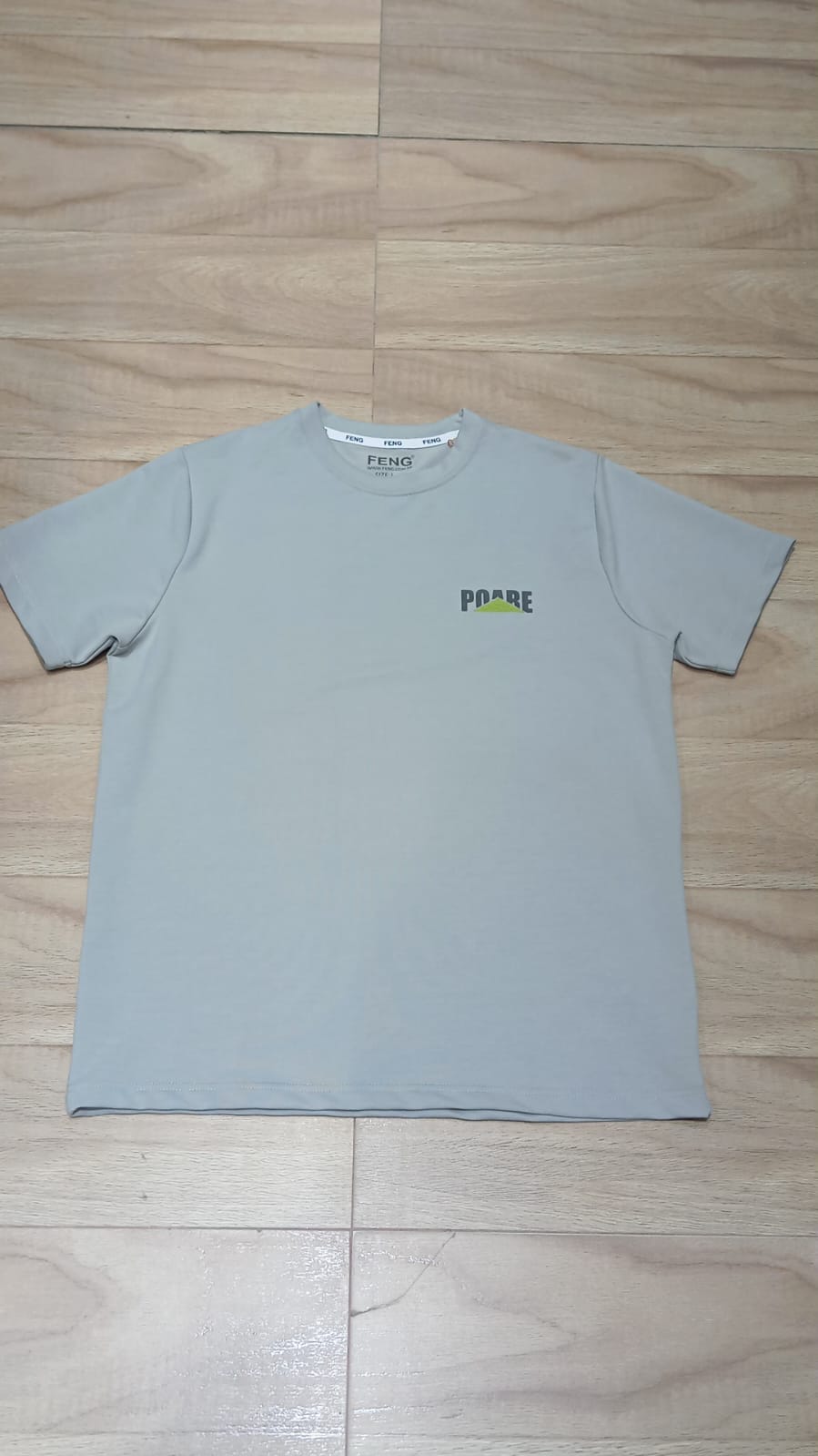 POARE NORMAL FIT GREY T-SHIRT 1417