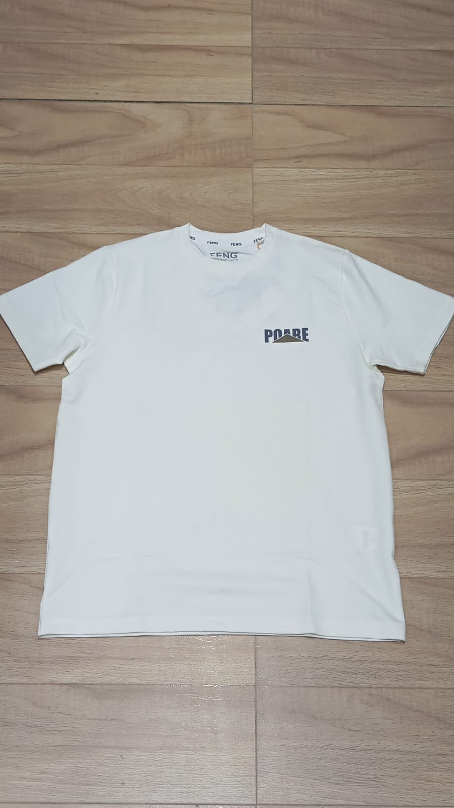 POARE NORMAL FIT WHITE T-SHIRT 1417