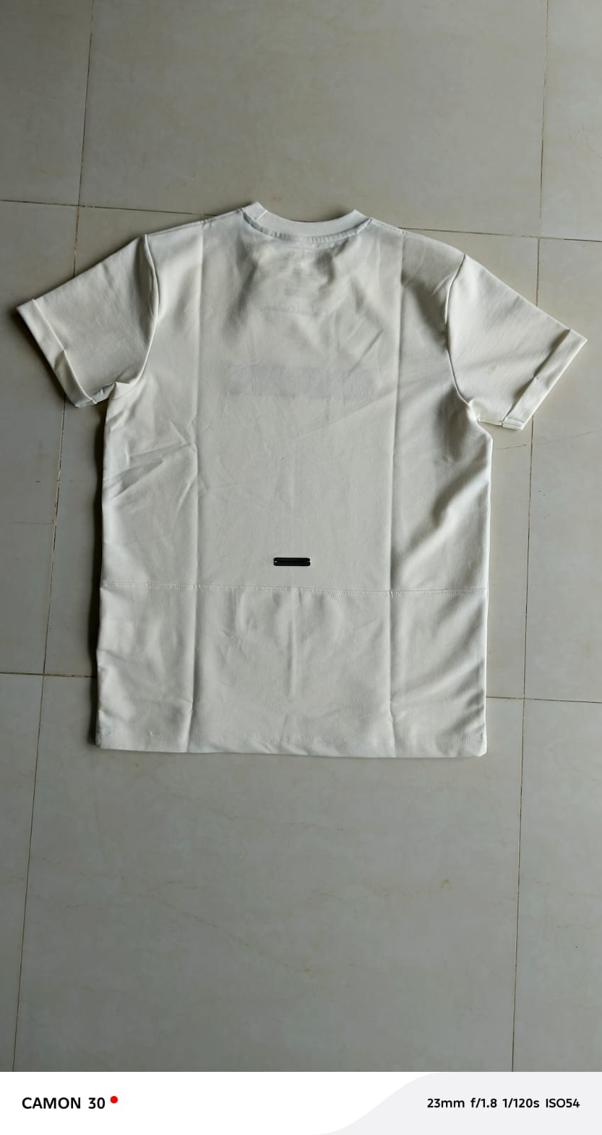 SOMETIMES NORMAL FIT WHITE T-SHIRT 1414