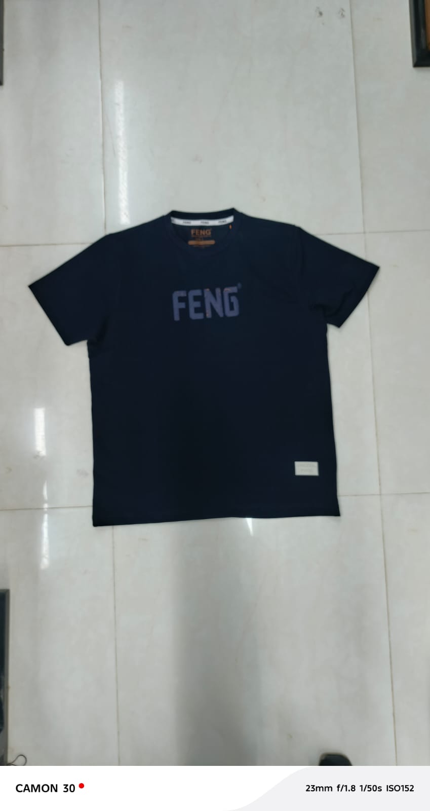 FENG NORMAL FIT NAVY T-SHIRT 1426