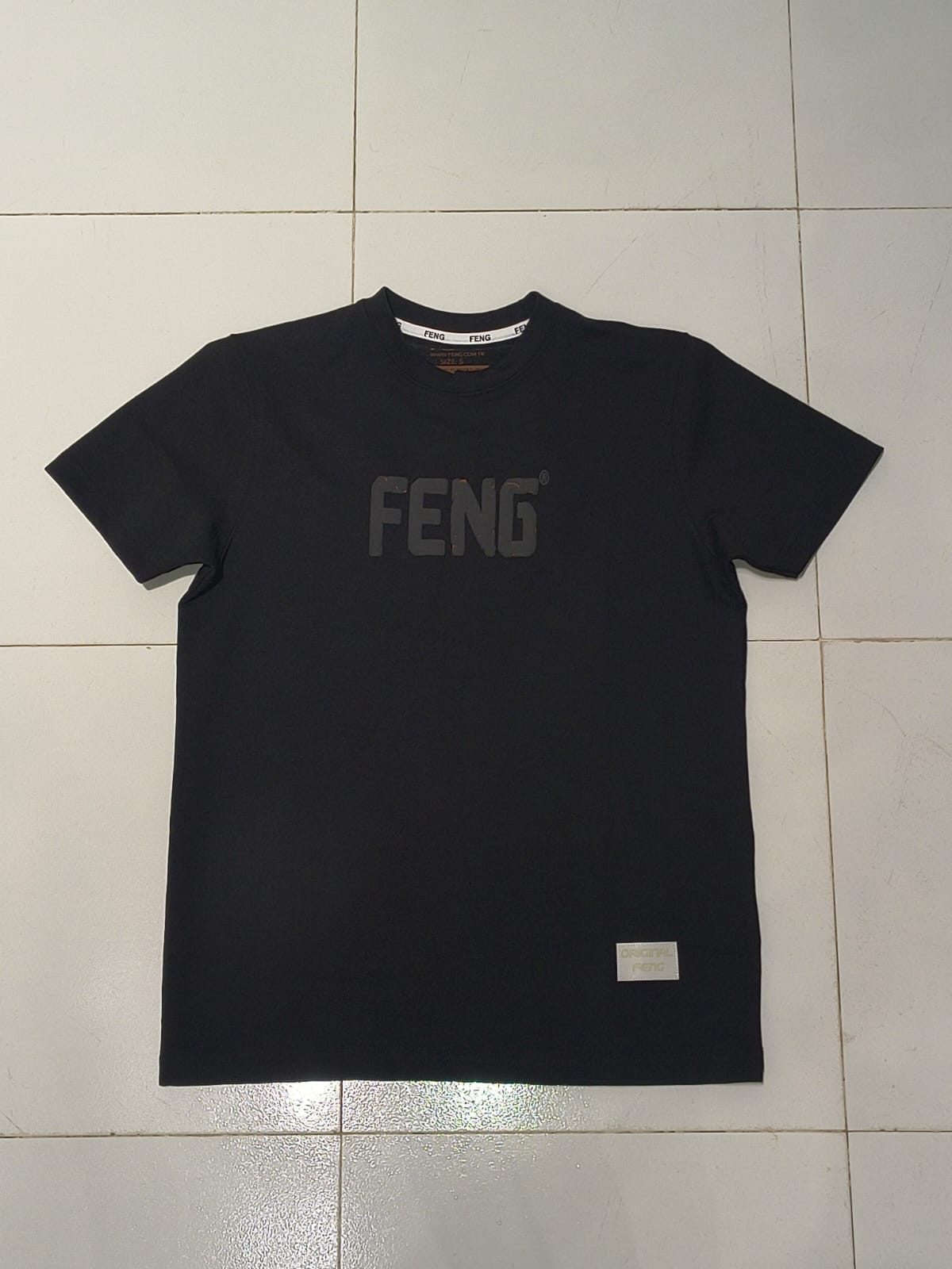 FENG NORMAL FIT BLACK T-SHIRT 1426