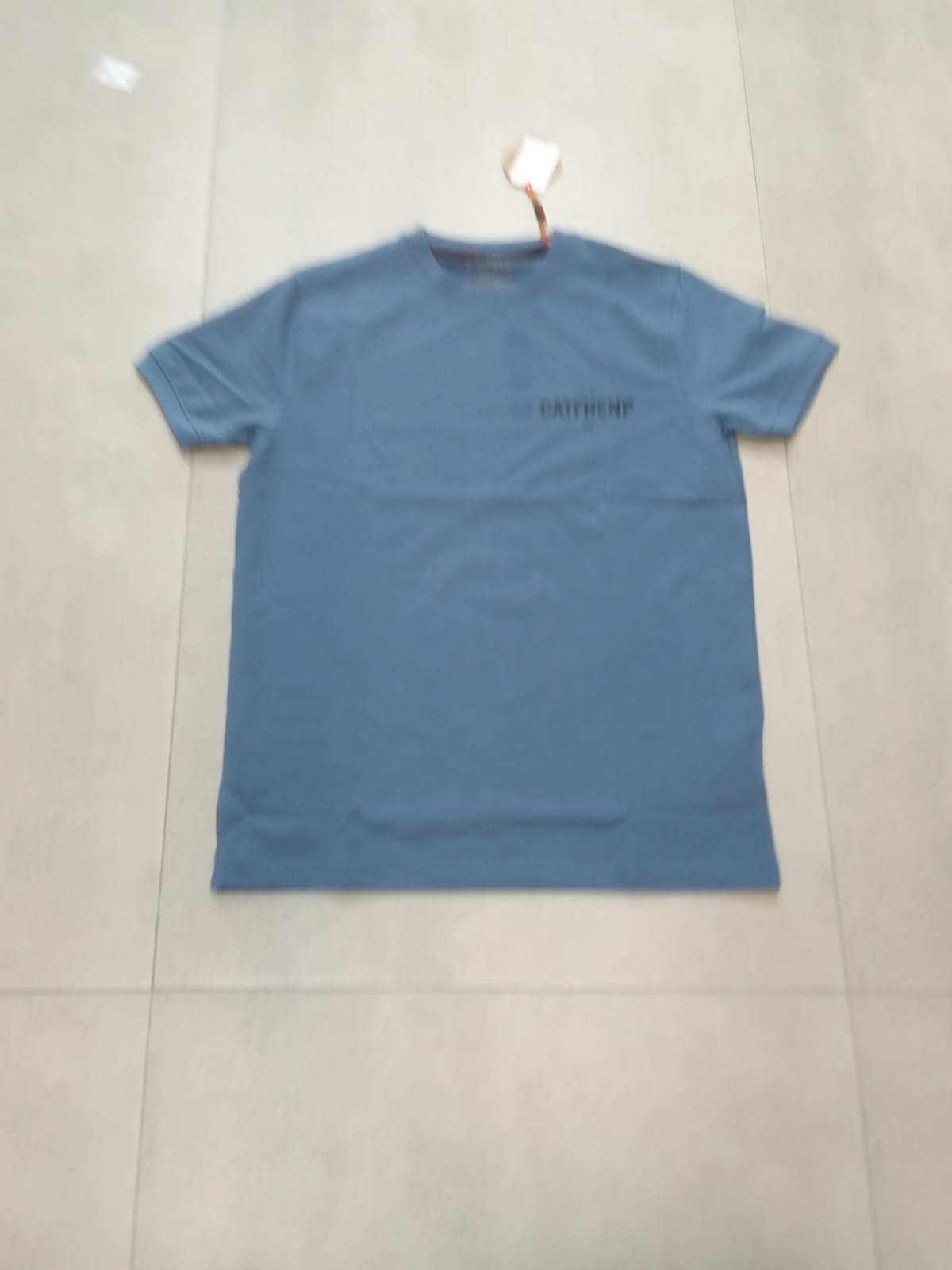 CATFHENP NORMAL FIT BABY BLUE T-SHIRT 1407