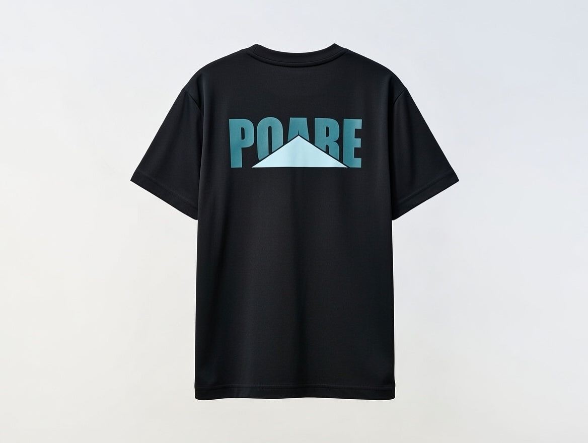 POARE NORMAL FIT BLACK T-SHIRT 1417