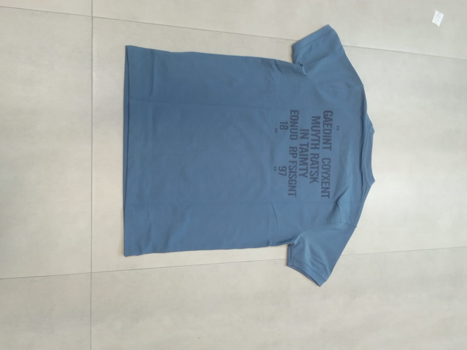 CATFHENP NORMAL FIT BABY BLUE T-SHIRT 1407